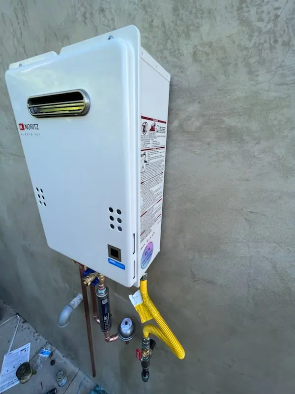 Tankless water heater installation for Mount Carmel homes